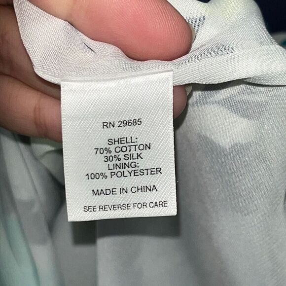 Pendleton Floral Silk Blend Sheath Dress Size 6 Petite - Picture 4 of 4